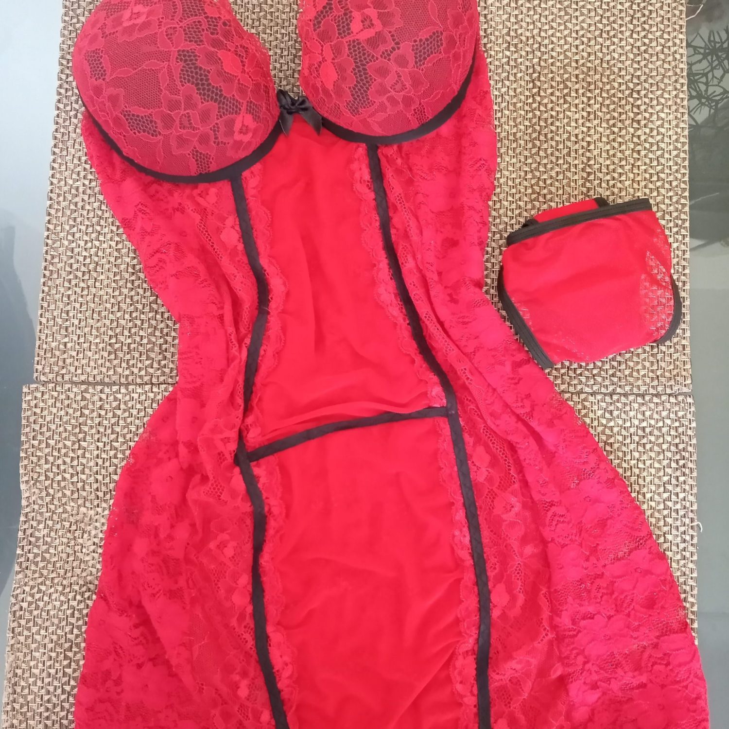 Camisola Sensual de Renda Laura Esther Dassa