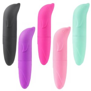 Vibrador Ponto G Com Formato Golfinho Aveludado
